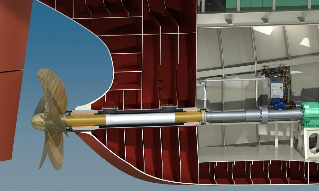 Functions of Ships Main Engine Thrust Block, Prop Shaft, and Stern Tube