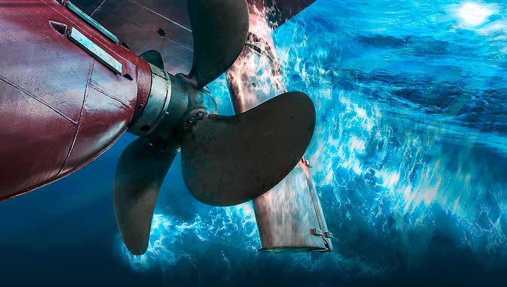 How does a ship propeller work?