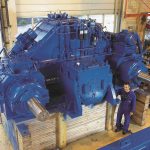 Reduction Gearbox on Medium Speed Engines on Ships