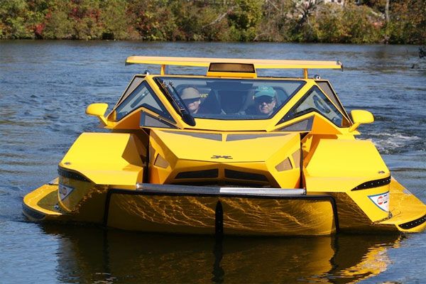 Vehicles that Sail on Water and Land