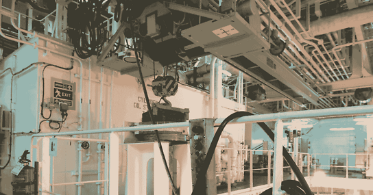 Working of Electromagnetic brakes – Fail safe arrangement for Engine room cranes.
