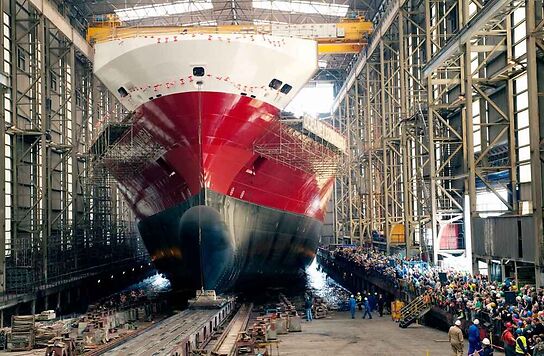 Most commonly used materials for shipbuilding