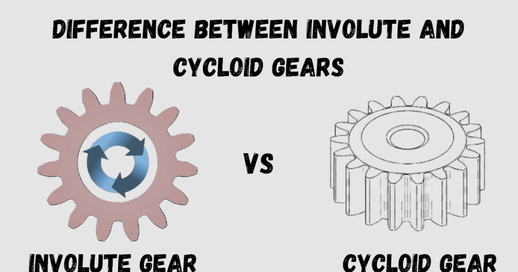 Comparison between Involute and Cycloidal Gear Tooth Profiles