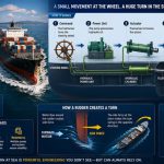 🚢 How Ship Steering Gear Turns a Vessel Weighing Thousands of Tons