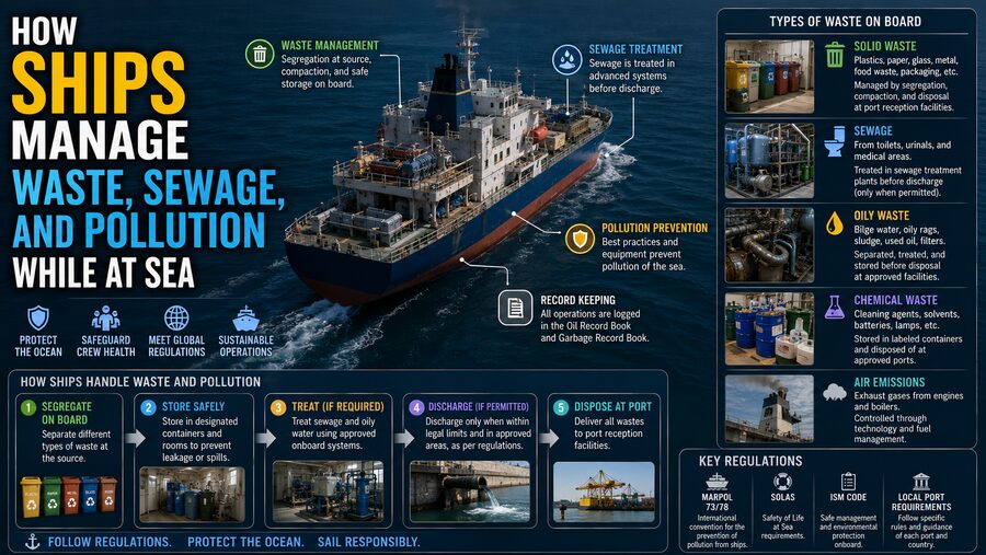 π’ How Ships Manage Waste, Sewage, and Pollution While at Sea