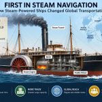 🚢 First in Steam Navigation: How Steam-Powered Ships Changed Global Transportation