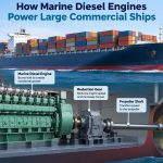 🚢 How Marine Diesel Engines Power Large Commercial Ships