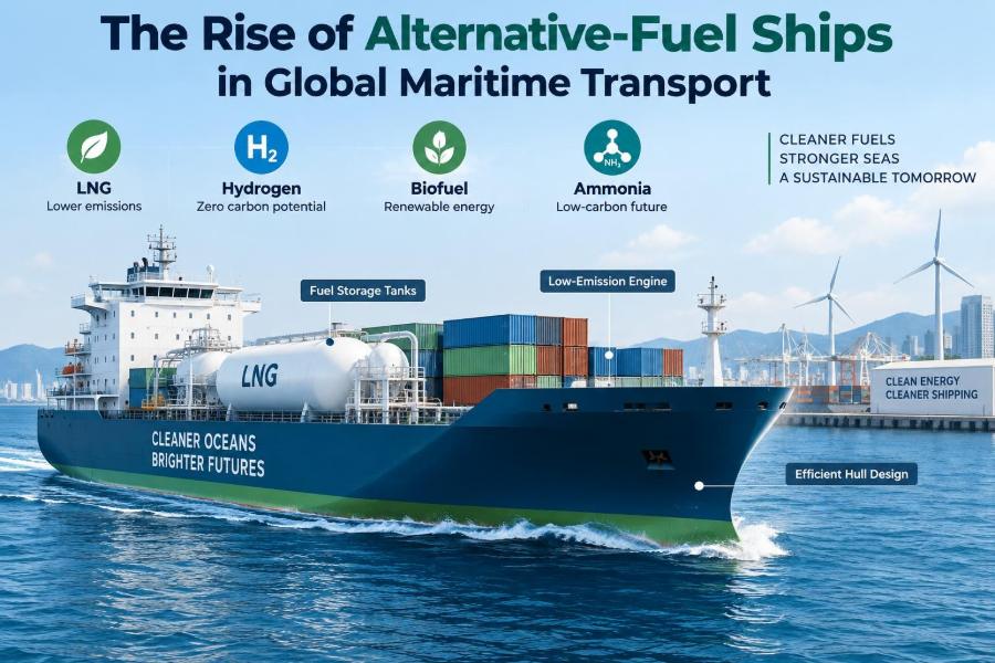 🚢 The Rise of Alternative-Fuel Ships in Global Maritime Transport
