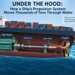 🚢 Under the Hood: How a Ship’s Propulsion System Moves Thousands of Tons Through Water