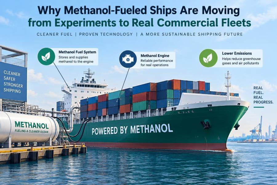 🚢 Why Methanol-Fueled Ships Are Moving from Experiments to Real Commercial Fleets