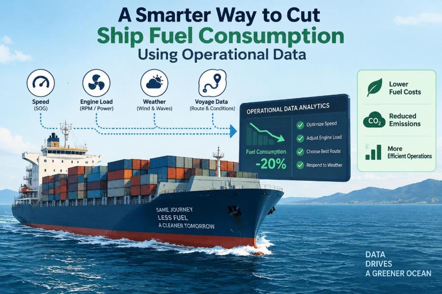 🚢 A Smarter Way to Cut Ship Fuel Consumption Using Operational Data