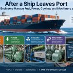 🚢 After a Ship Leaves Port: How Engineers Manage Fuel, Power, Cooling, and Machinery at Sea