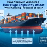 🚢 Have You Ever Wondered How Huge Ships Stay Afloat While Carrying Thousands of Tons?