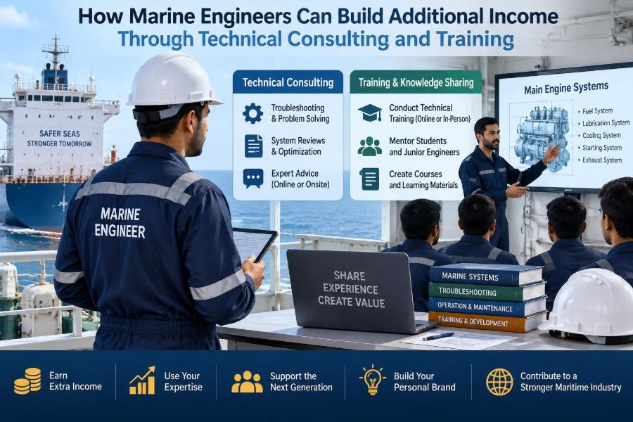 π’ How Marine Engineers Can Build Additional Income Through Technical Consulting and Training