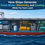 🚢 How Ships Generate Fresh Water, Electricity, and Cooling While Far from Land