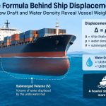 🚢 The Formula Behind Ship Displacement: How Draft and Water Density Reveal Vessel Weight